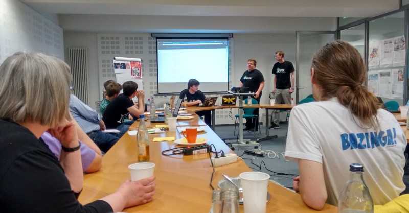 Beim VVS-Hackday in Stuttgart