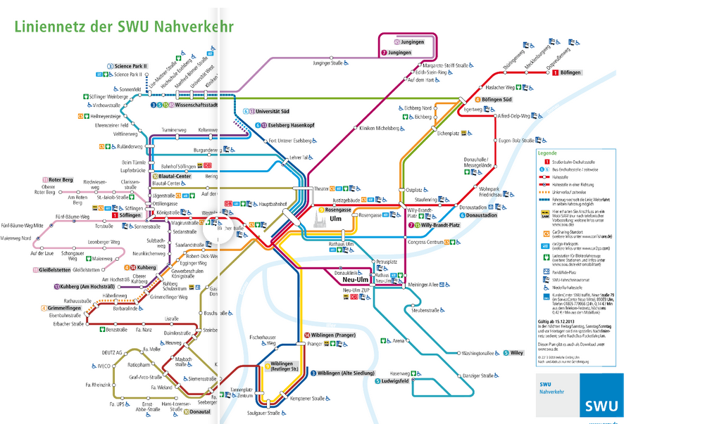 Access Map Ulm